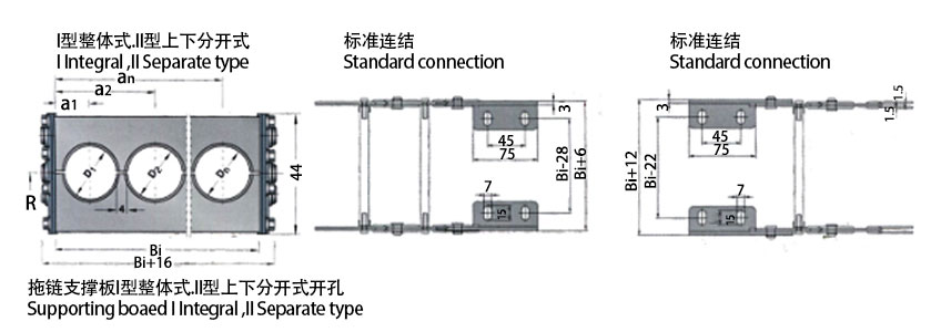 TLI、II型上下分開式圖